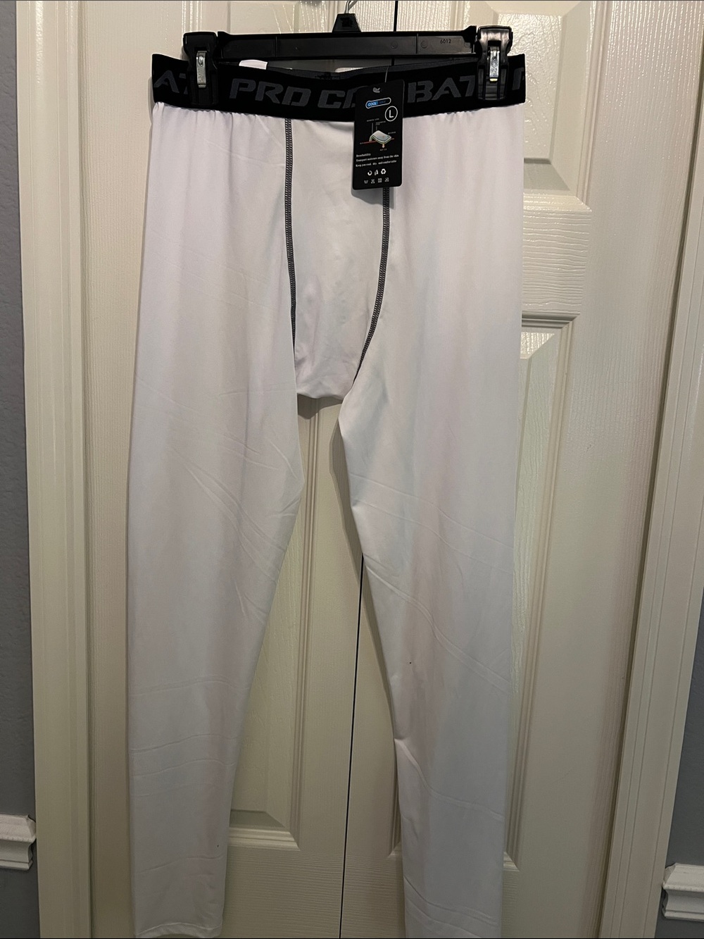 Men’s White Compression Boxer Briefs